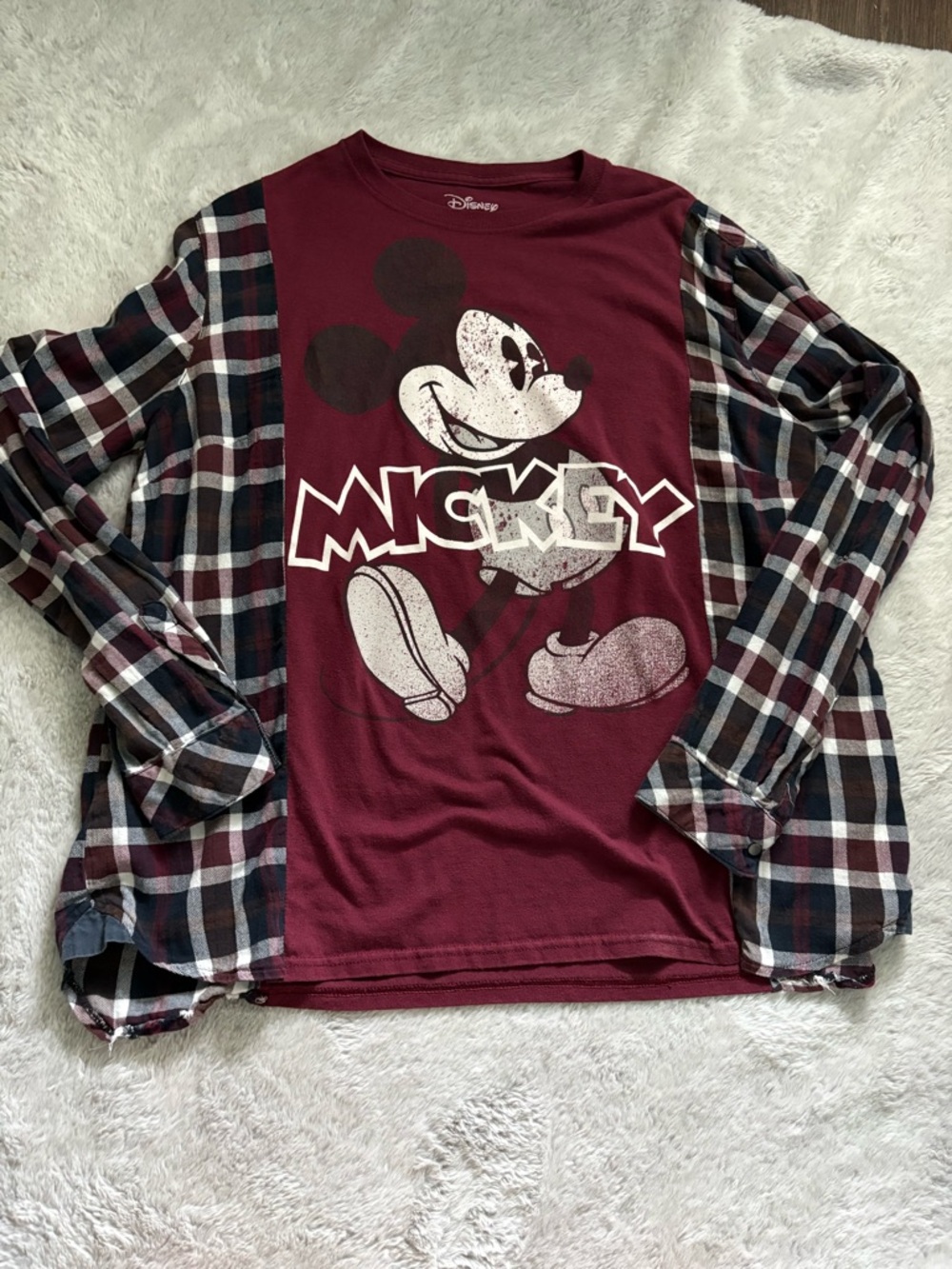 Custom-Made Disney Flannel Top